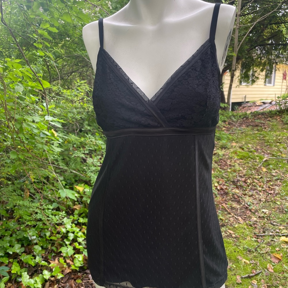 Elegant Black Lace Camisole